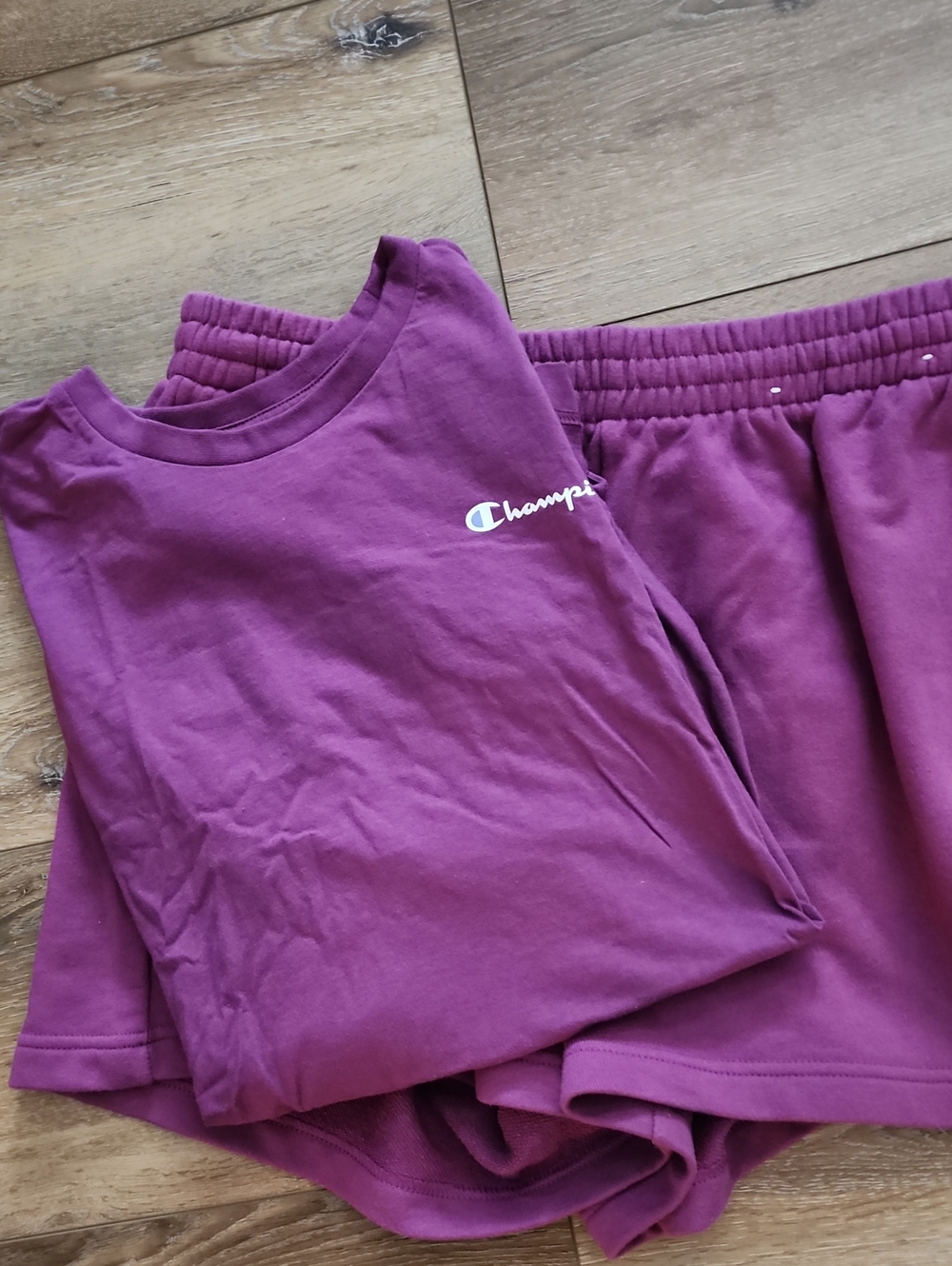 Champion Shorts And Tee Authetic Atheletic Wear